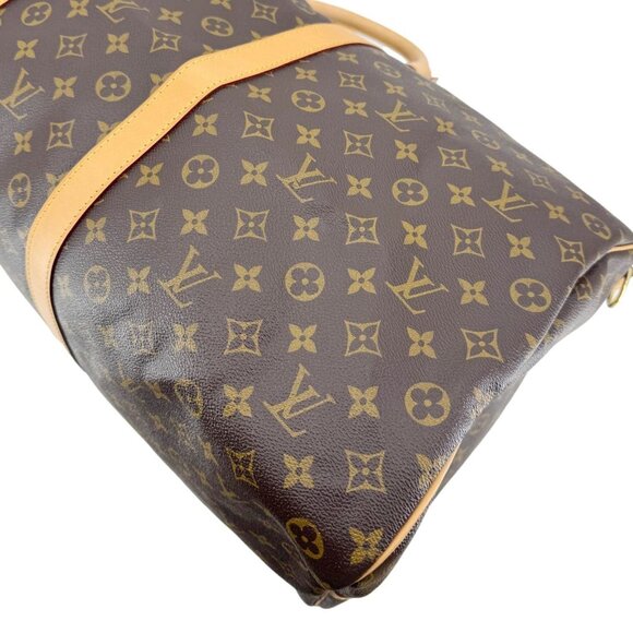 Louis Vuitton  Keepall 60 Bandouliere Monogram Canvas Travel Bag Brown - Picture 11 of 16